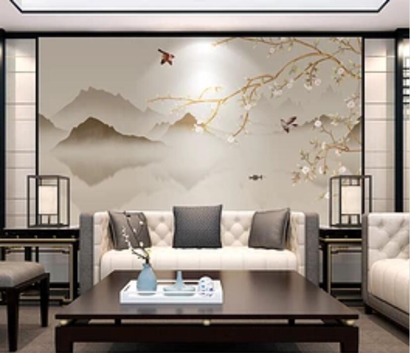 3D Mountain Bird 242 Wall Murals Wallpaper AJ Wallpaper 2 
