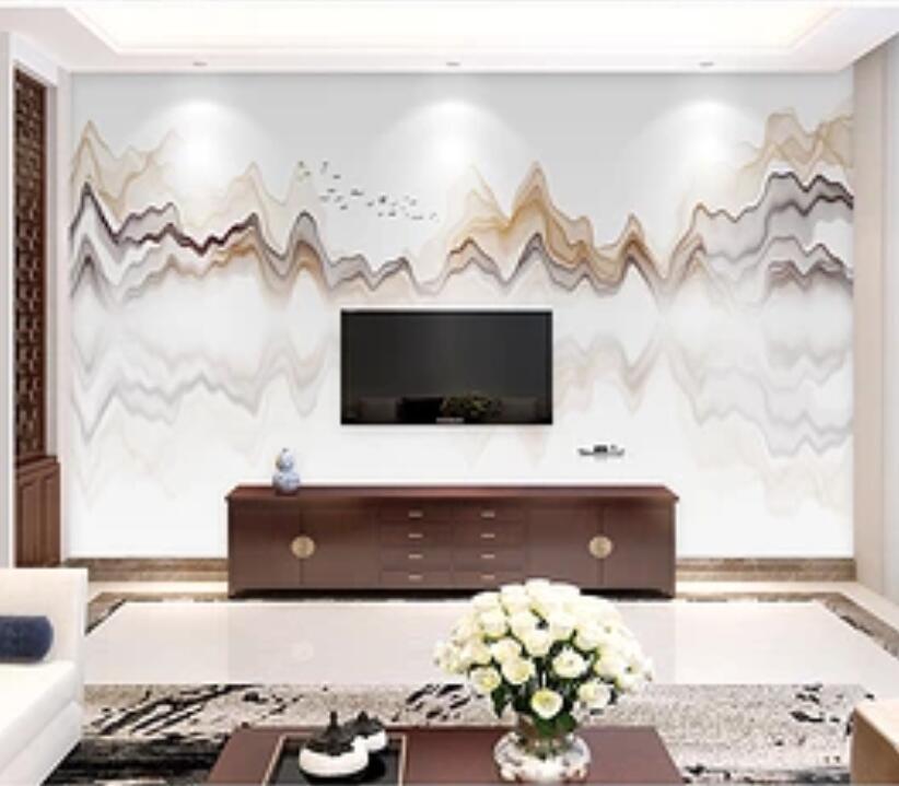 3D Colored Lines 232 Wall Murals Wallpaper AJ Wallpaper 2 