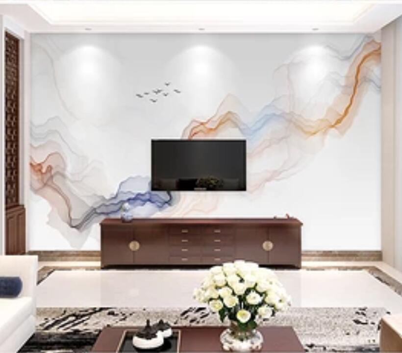 3D Colored Lines 230 Wall Murals Wallpaper AJ Wallpaper 2 