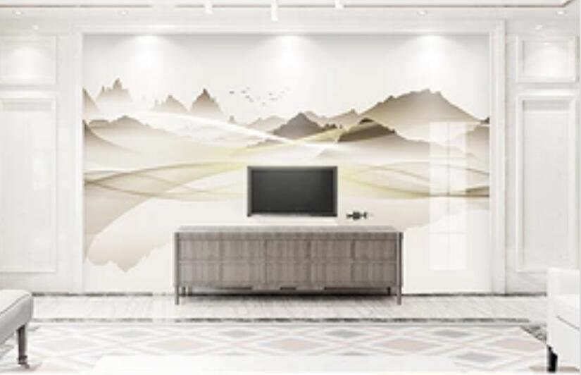3D Mountain River 028 Wall Murals Wallpaper AJ Wallpaper 2 