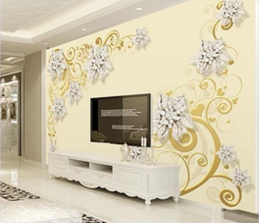 3D Golden Pattern 1039 Wall Murals Wallpaper AJ Wallpaper 2 