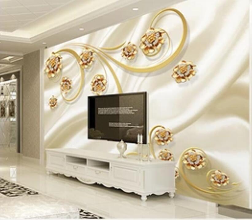 3D Golden Twig 953 Wall Murals Wallpaper AJ Wallpaper 2 