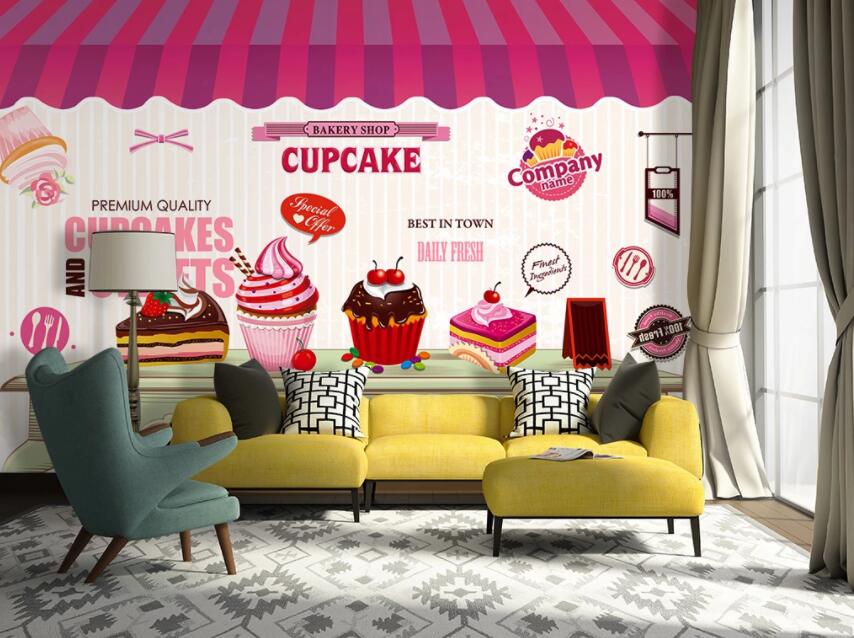 3D Ice Cream 1359 Food Wall Murals Wallpaper AJ Wallpaper 2 