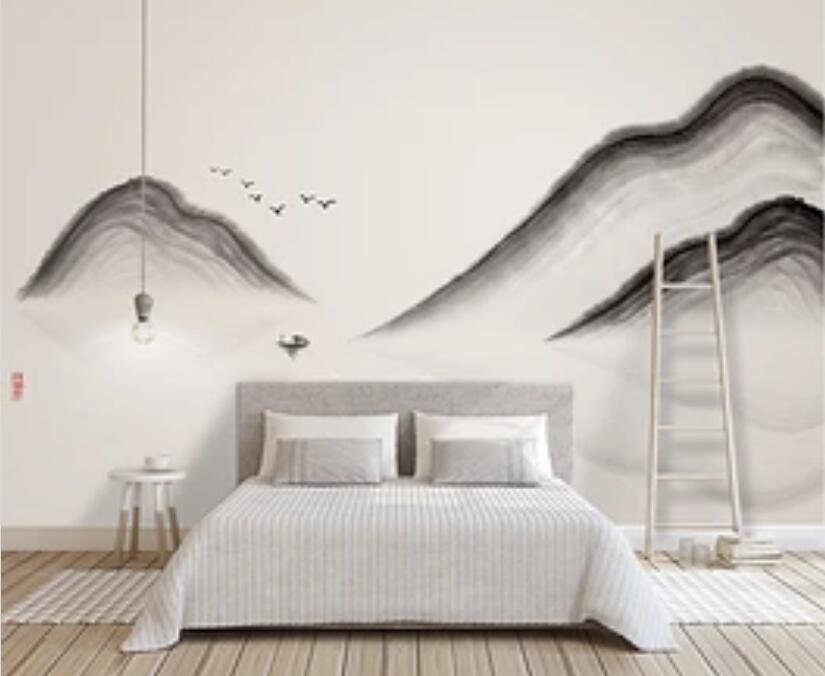 3D Mountain River 1927 Wall Murals Wallpaper AJ Wallpaper 2 