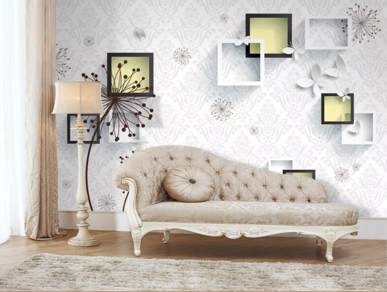 3D Square Pattern 1292 Wall Murals Wallpaper AJ Wallpaper 2 