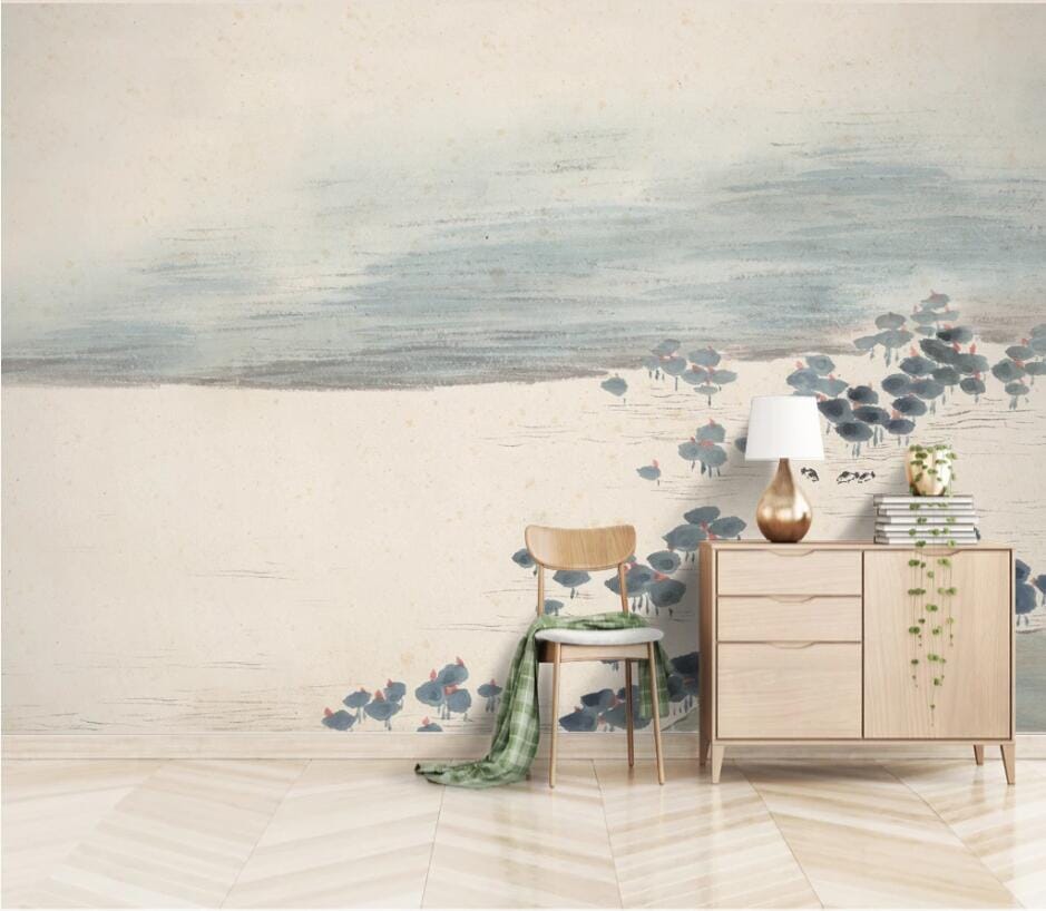 3D White Sea 2739 Wall Murals Wallpaper AJ Wallpaper 2 