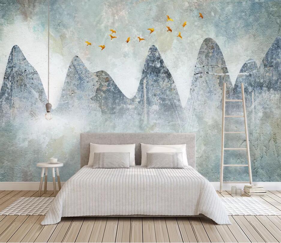 3D Misty Valley 1040 Wall Murals Wallpaper AJ Wallpaper 2 