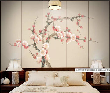 3D Peach Blossom 2114 Wall Murals Wallpaper AJ Wallpaper 2 