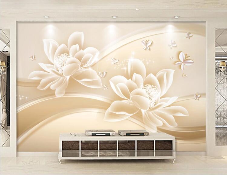 3D Peony Flower 795 Wall Murals Wallpaper AJ Wallpaper 2 