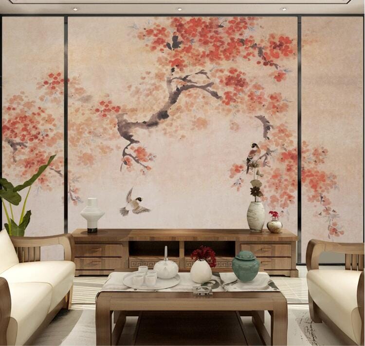 3D Painted Maple 1959 Wall Murals Wallpaper AJ Wallpaper 2 