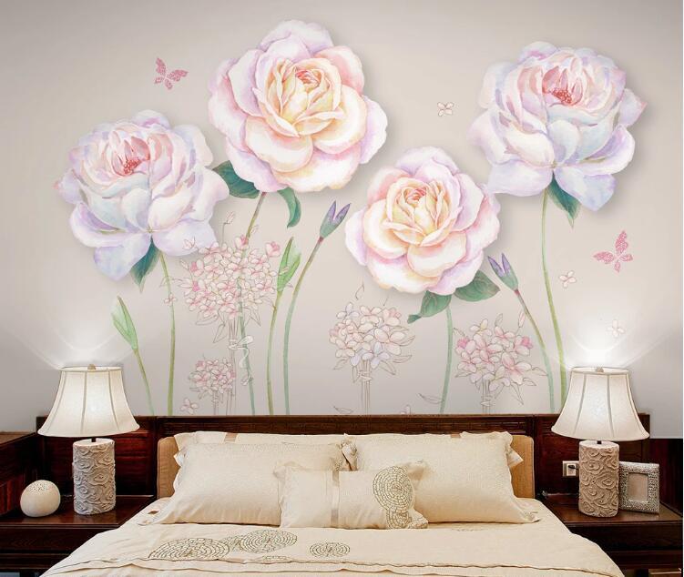 3D Bright Rose 575 Wall Murals Wallpaper AJ Wallpaper 2 