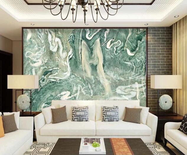 3D Green Texture WC332 Wall Murals