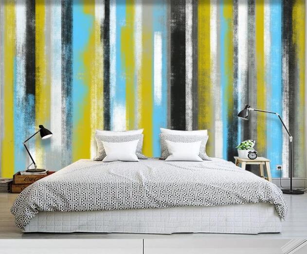 3D Color Stripes WC1072 Wall Murals
