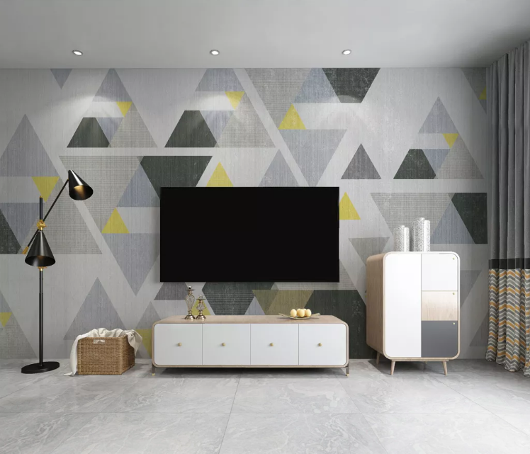 3D Small Triangle WC2603 Wall Murals