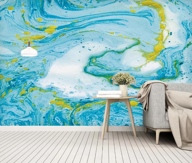 3D Graffiti Blue WC1661 Wall Murals