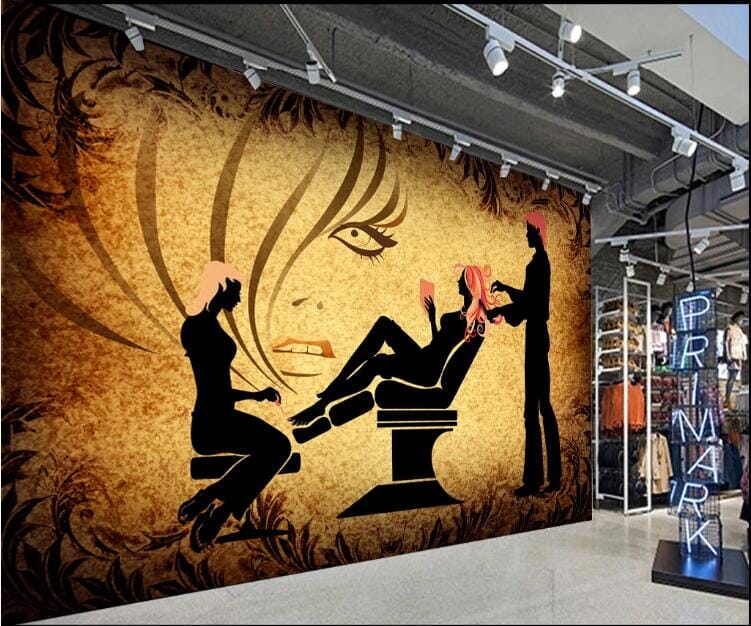 3D Pink Hair 1518 Wall Murals Wallpaper AJ Wallpaper 2 