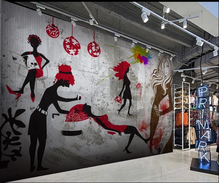 3D Red Hair 1517 Wall Murals Wallpaper AJ Wallpaper 2 