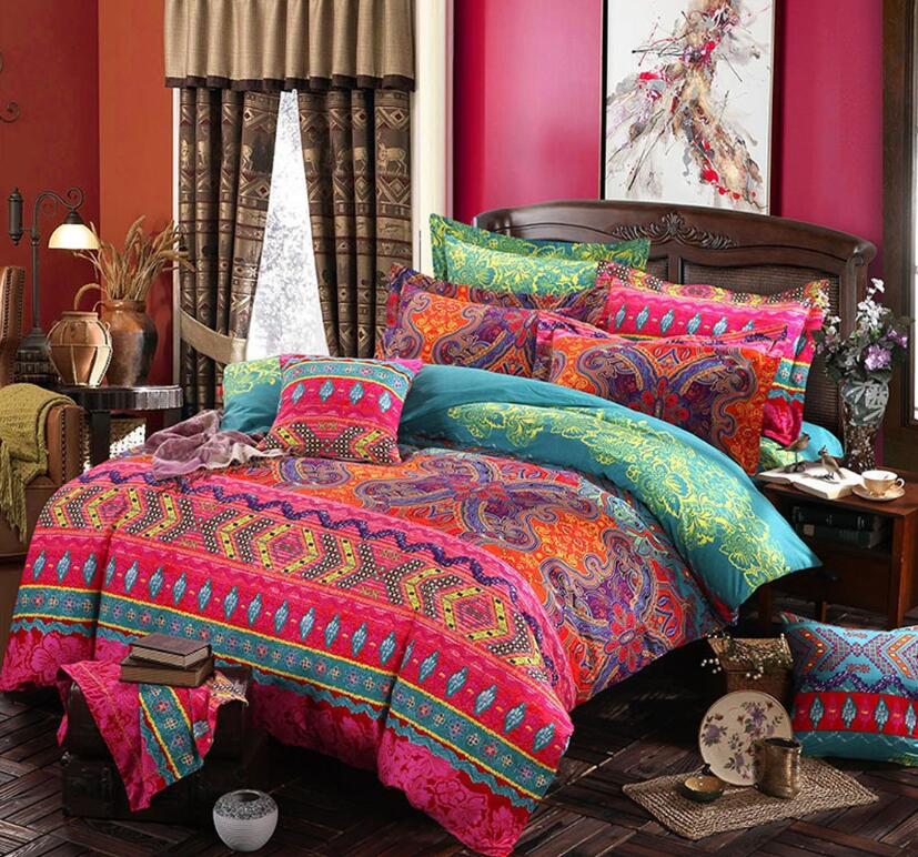3D Ethnic Red Pattern 1188 Bed Pillowcases Quilt