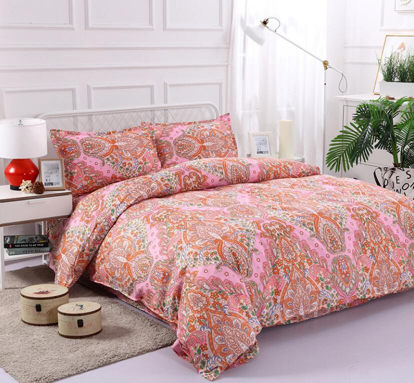 3D Pink Pattern 6080 Bed Pillowcases Quilt