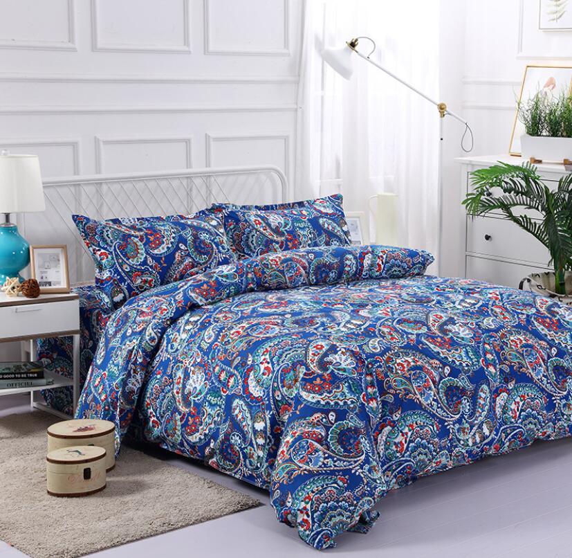 3D Blue Pattern 6064 Bed Pillowcases Quilt