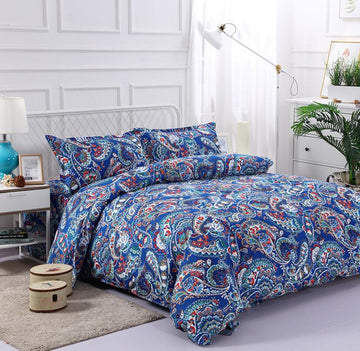 3D Blue Pattern 6064 Bed Pillowcases Quilt