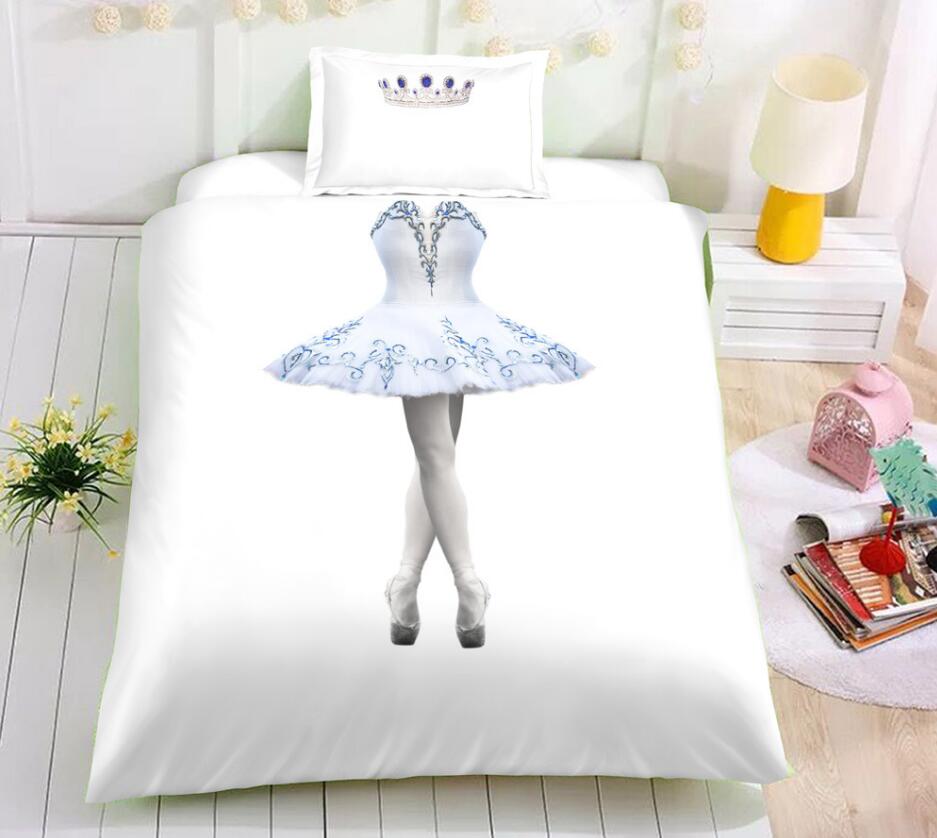 3D Ballet Skirt 1110 Bed Pillowcases Quilt