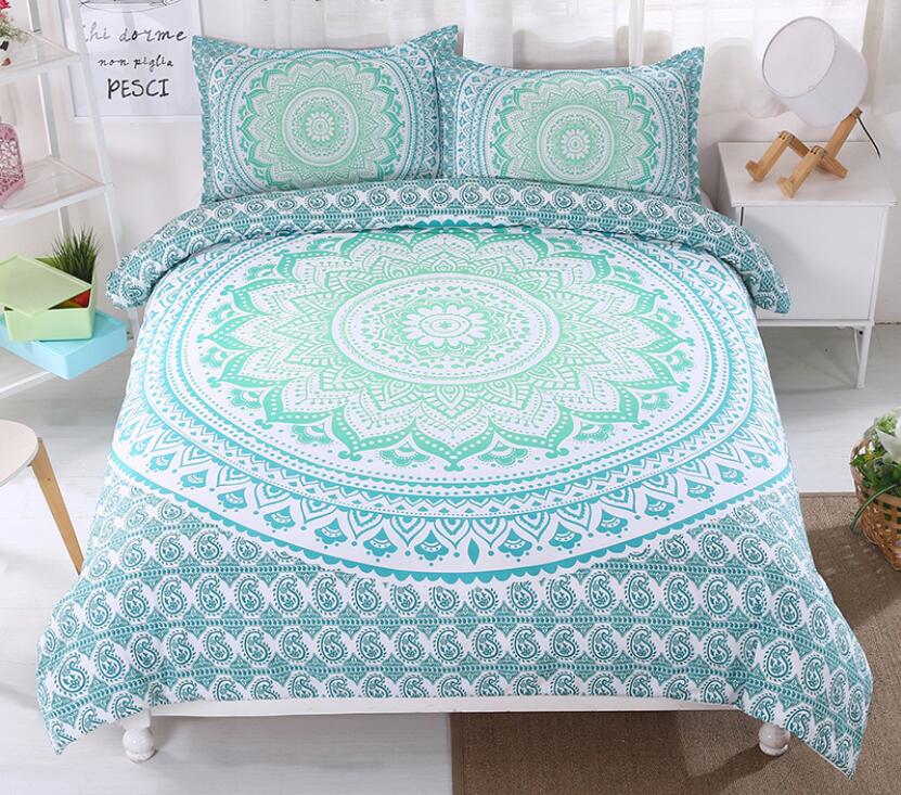 3D Green Gradient 1187 Bed Pillowcases Quilt