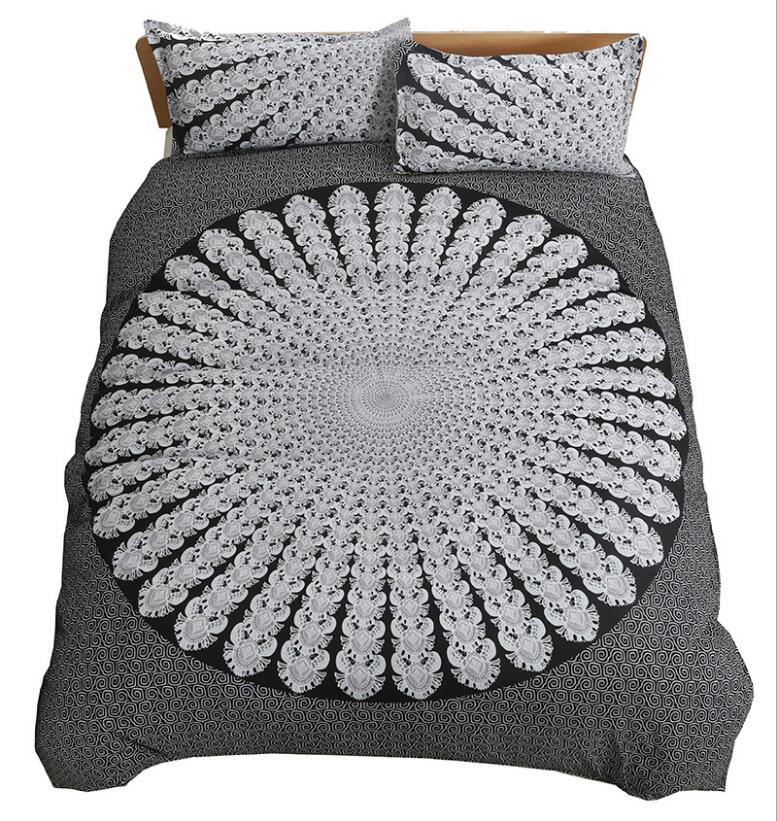 3D White Lines 1031 Bed Pillowcases Quilt