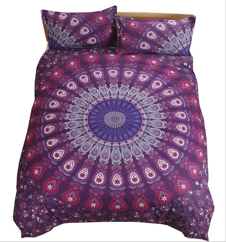 3D Purple Red Lines 1034 Bed Pillowcases Quilt