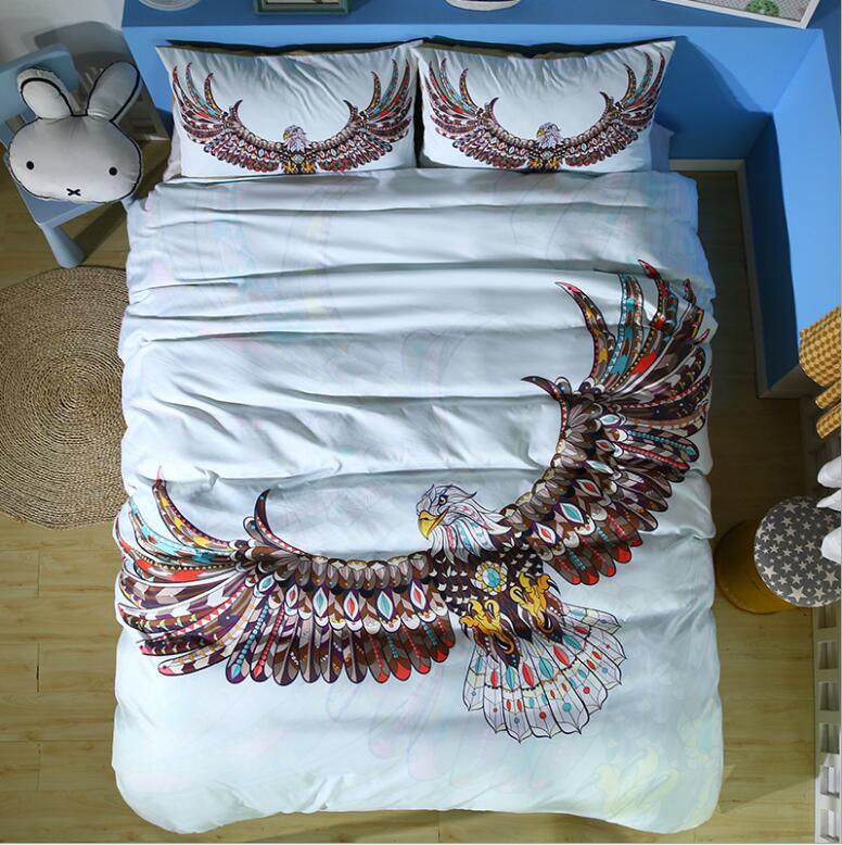 3D Eagle 1044 Bed Pillowcases Quilt