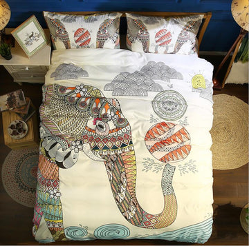 3D Ball Elephant 1095 Bed Pillowcases Quilt