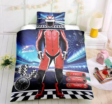 3D Racer 6003 Bed Pillowcases Quilt