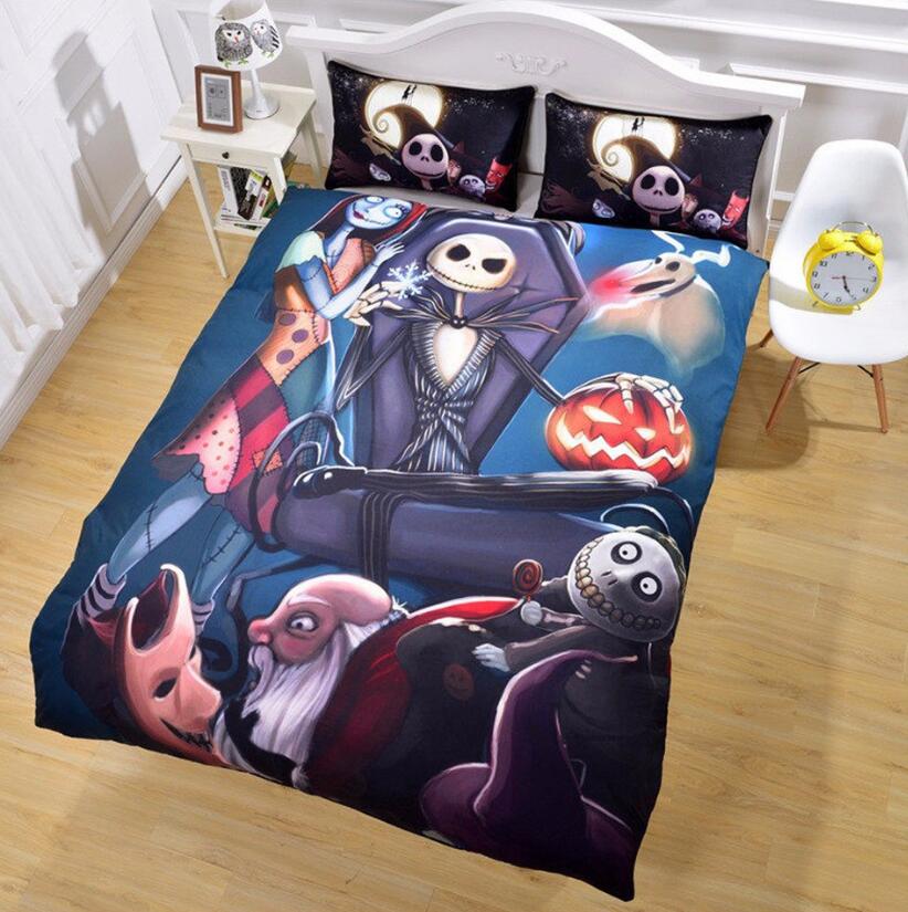 3D Zombie Couple Pumpkin 6022 Bed Pillowcases Quilt