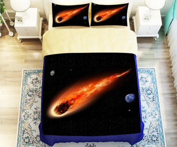 3D Meteorite 1170 Bed Pillowcases Quilt