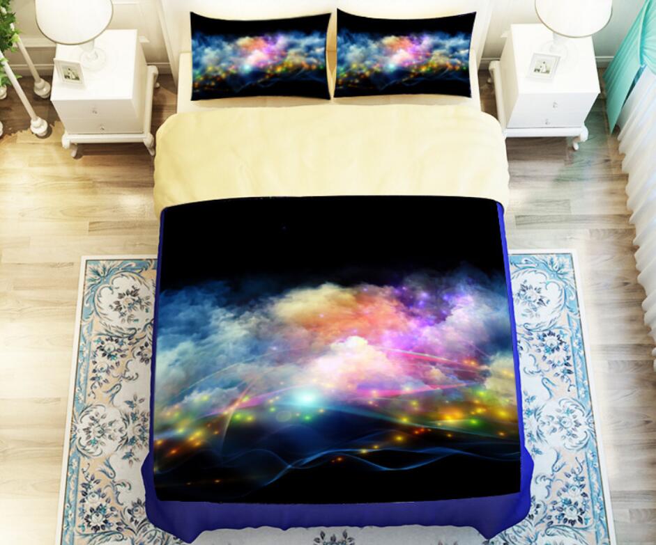 3D Colorful Clouds 1204 Bed Pillowcases Quilt