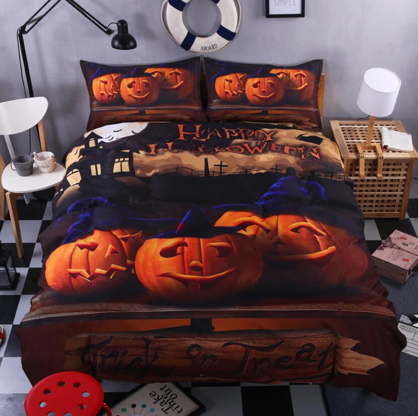 3D Pumpkin 6037 Bed Pillowcases Quilt