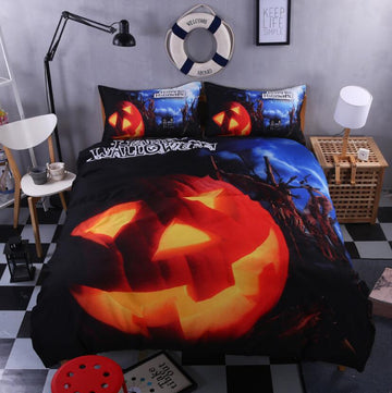 3D Halloween Lamp 6039 Bed Pillowcases Quilt