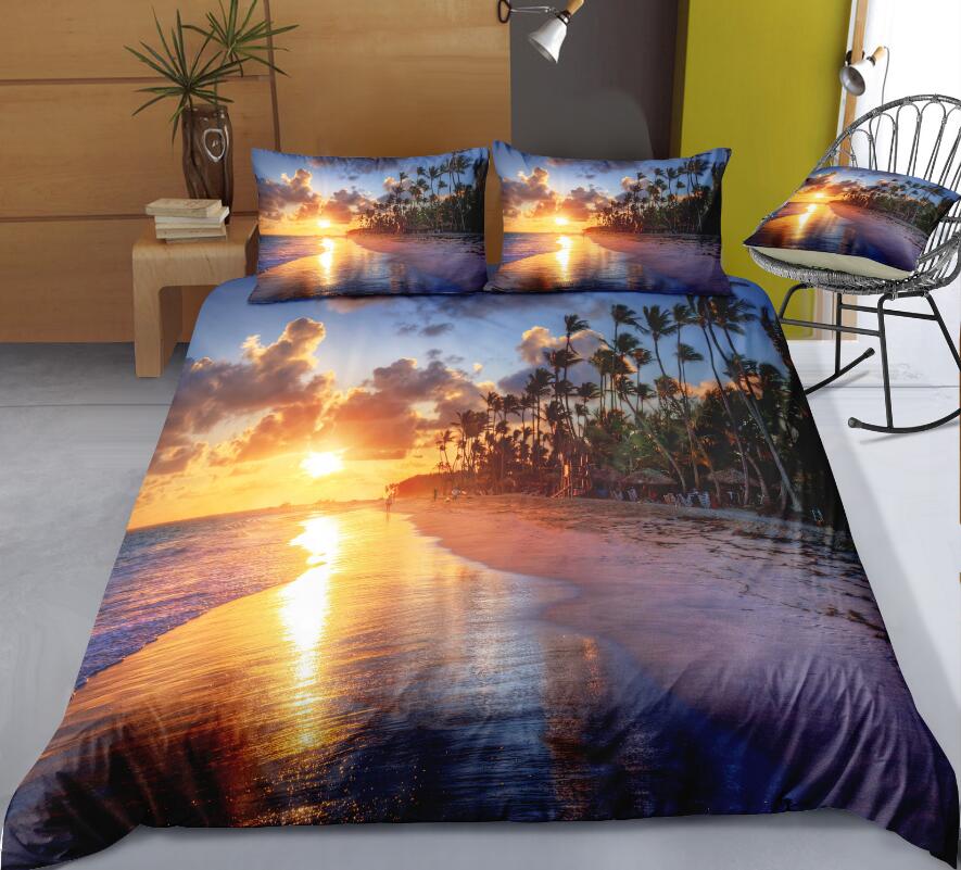 3D Daylight By The Sea 1106 Bed Pillowcases Quilt