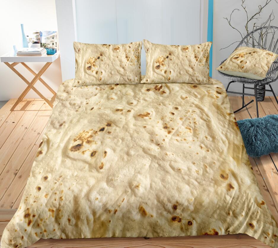 3D Bread 1196 Bed Pillowcases Quilt