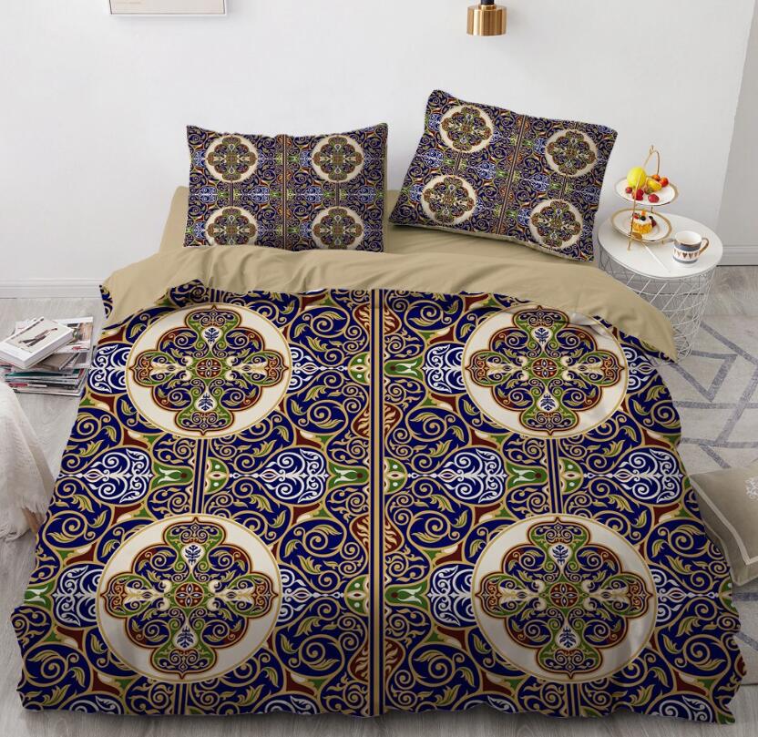3D Totem Pattern Point 11139 Bed Pillowcases Quilt
