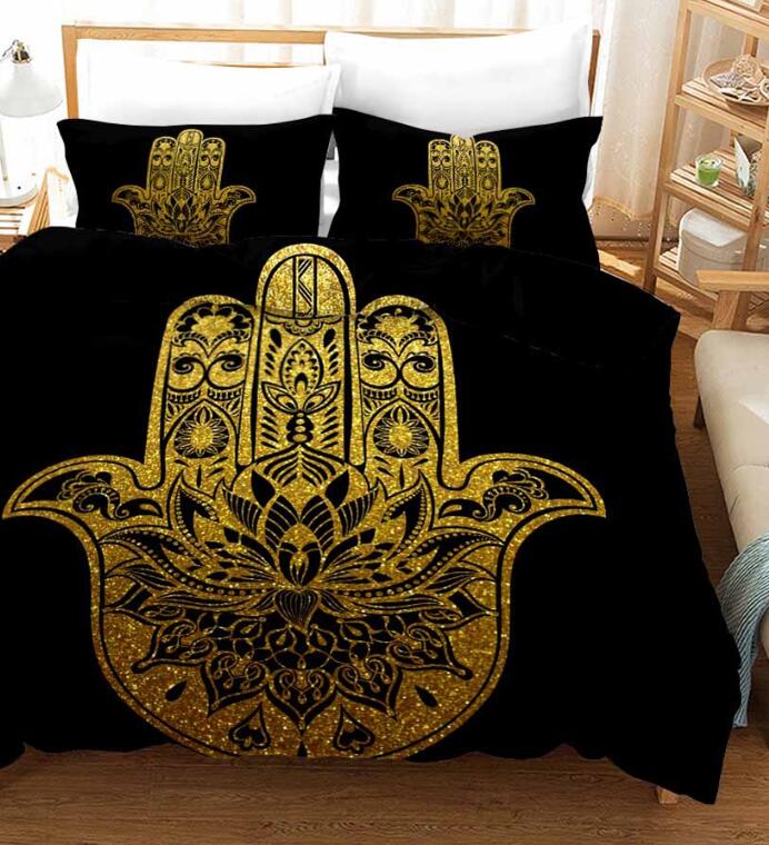 3D Hand Of Fatima 11177 Bed Pillowcases Quilt