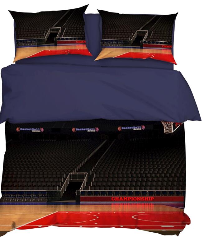 3D Court 9069 Bed Pillowcases Quilt