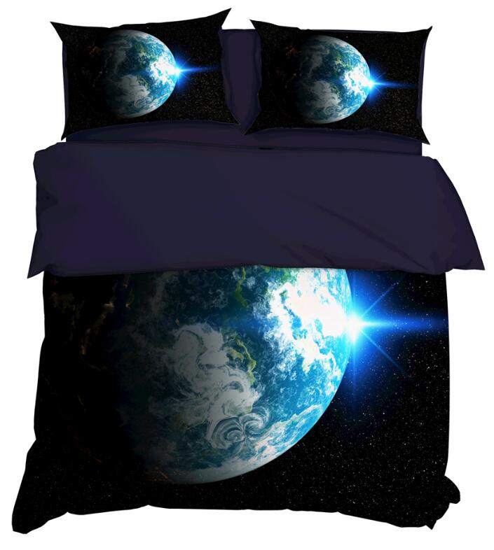 3D Earth 098 Bed Pillowcases Quilt