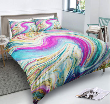 3D Color Marbling 6103 Bed Pillowcases Quilt