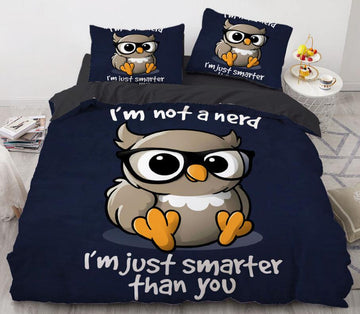 3D Cartoons Owl 8810 Bed Pillowcases Quilt