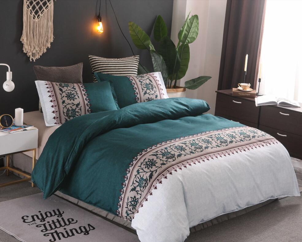 3D Dark Green Texture 99107 Bed Pillowcases Quilt