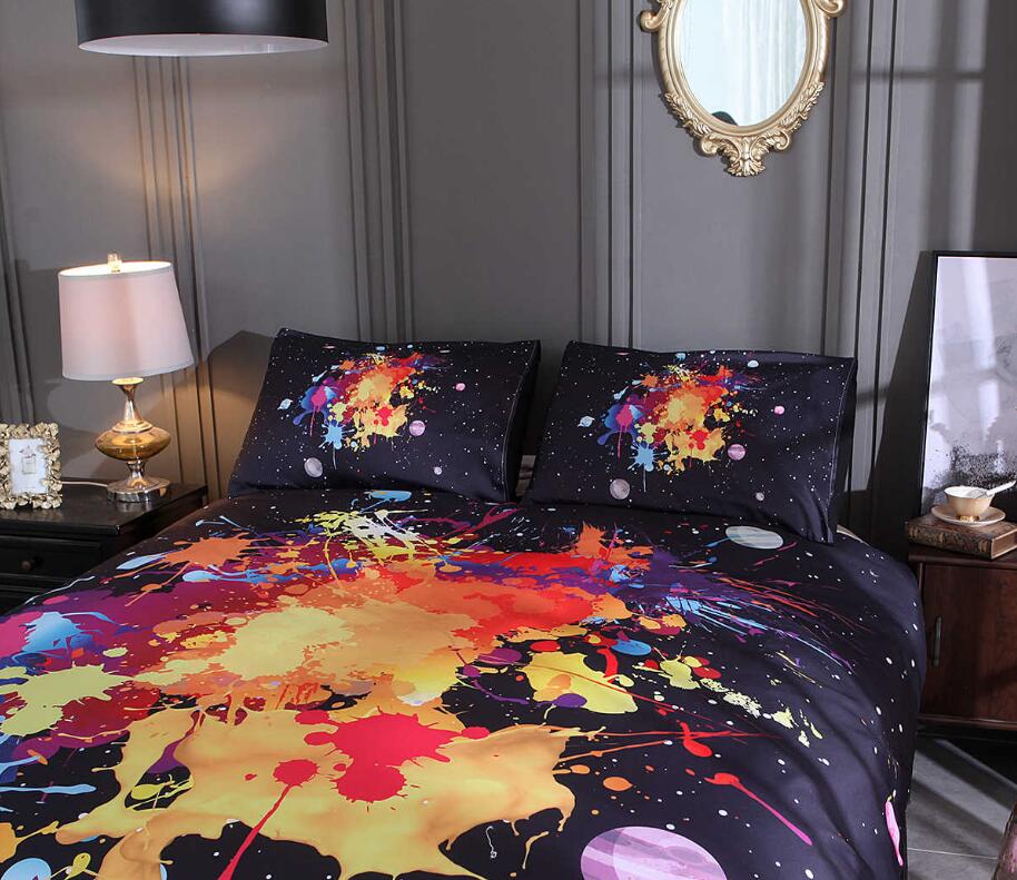 3D Pigment Ink Dot 9976 Bed Pillowcases Quilt