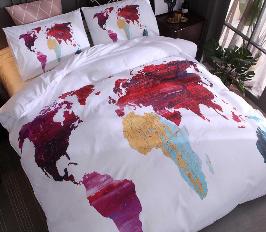 3D Color Map 9993 Bed Pillowcases Quilt