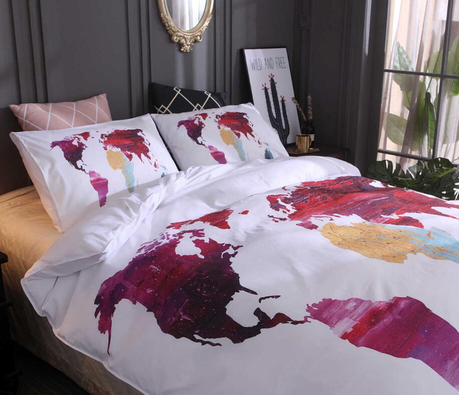 3D Color Map 9993 Bed Pillowcases Quilt