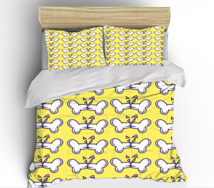3D Dog Bones 99167 Bed Pillowcases Quilt